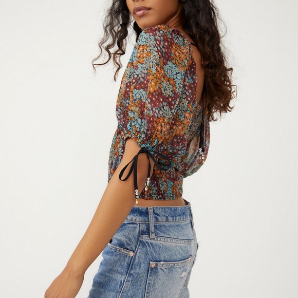 NWT Free people floral top. Size S - Picture 11 of 12